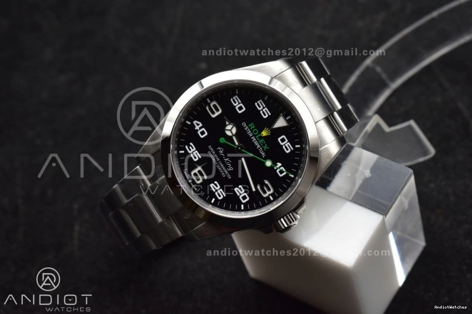 VSF 904L Air-King 509 Dial Edition Black SS VS SmoothTexture Bracelet 1:1 Best on Steel 126900 0312